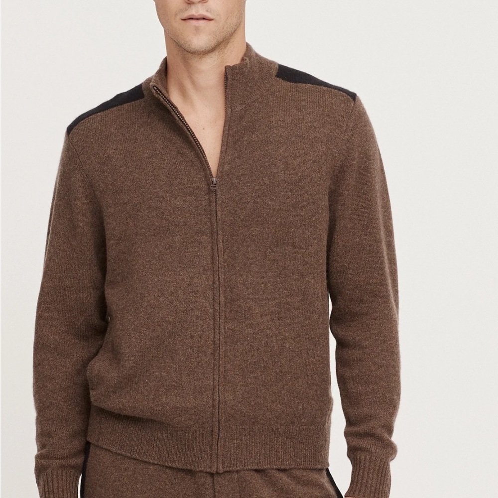 Men’s Zip Up Cashmere Sweater from NakedCashmere